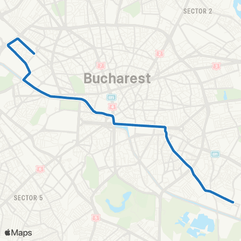 STB - Societatea de Transport București C.E.T. Sud Vitan - Gara de Nord map