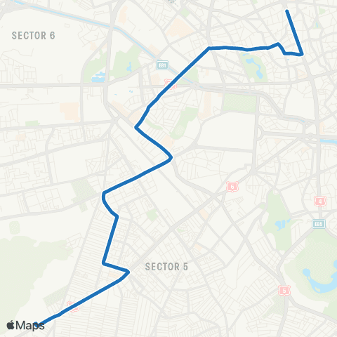 STB - Societatea de Transport București Depoul Alexandria - Piata Romana map