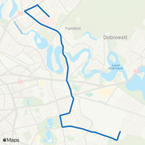 STB - Societatea de Transport București Spitalul Fundeni - Parcul Teilor map