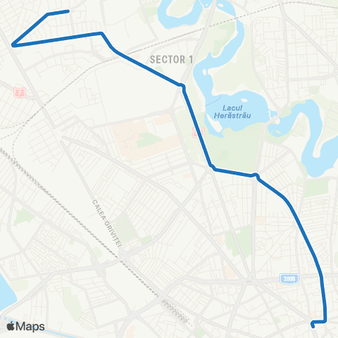 STB - Societatea de Transport București Cartier Damaroaia - Piata Romana map