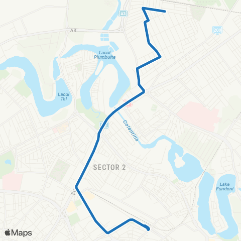 STB - Societatea de Transport București Baicului - Escalei map