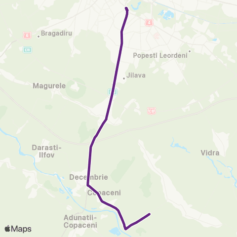 STV Piata Eroii Revolutiei–Copaceni map