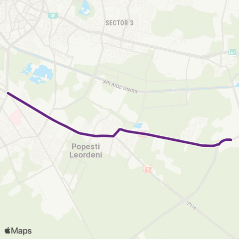 STV Piata Sudului–Leordeni map