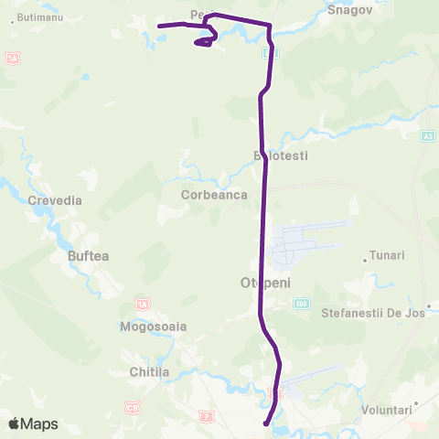 STB - Societatea de Transport București Peris - Piata Presei map