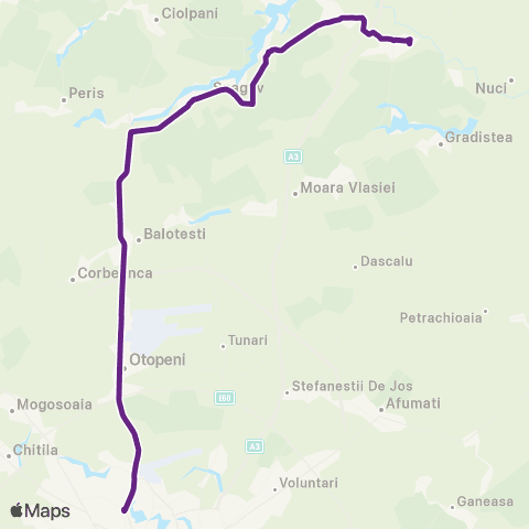 STB - Societatea de Transport București Gruiu-Lipia - Piata Presei map