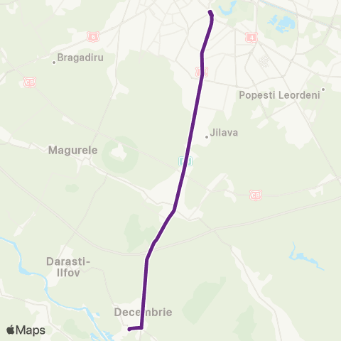 STB - Societatea de Transport București 1 Decembrie - Piata Eroii Revolutiei map