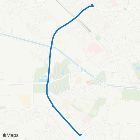 STB - Societatea de Transport București Primaria Sector 1 - Soseaua Progresului map