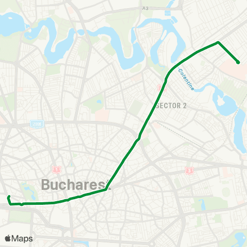 STB - Societatea de Transport București Spitalul Fundeni - Vasile Parvan map