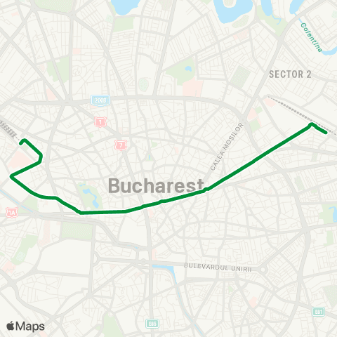 STB - Societatea de Transport București Baicului - Gara de Nord map