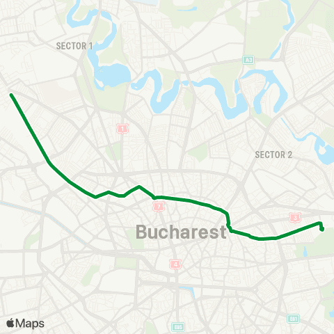 STB - Societatea de Transport București Arena Nationala - Clabucet map