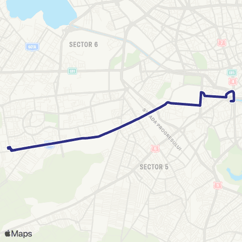 STB - Societatea de Transport București Piata Unirii 2 - Valea Oltului map