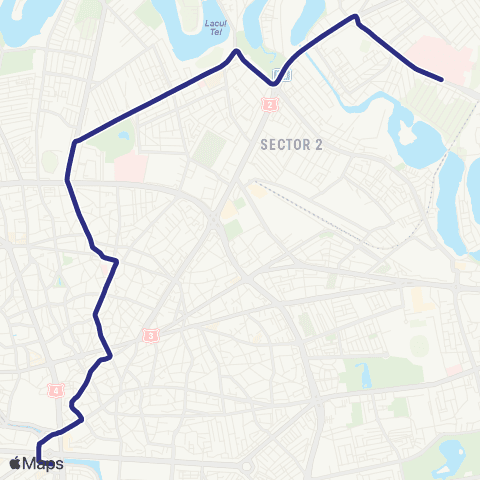 STB - Societatea de Transport București Piata Unirii 2 - Institutul Oncologic map