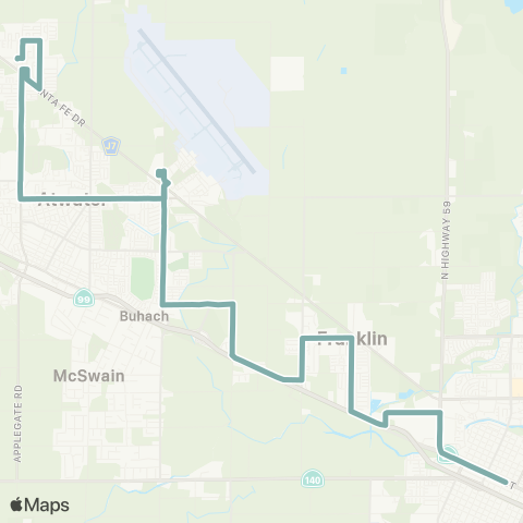 The Bus Winton Commuter map