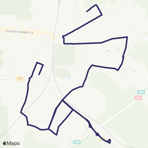 BUSS Saintes Quartiers Est >< Collège Agrippa map