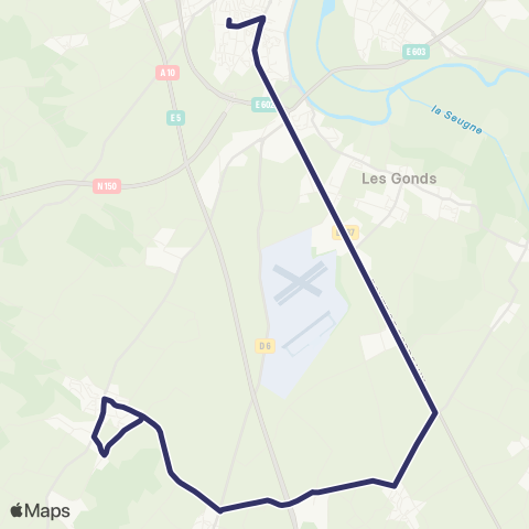 BUSS Chermignac, Thenac, Saintes >< Collège Quinet map