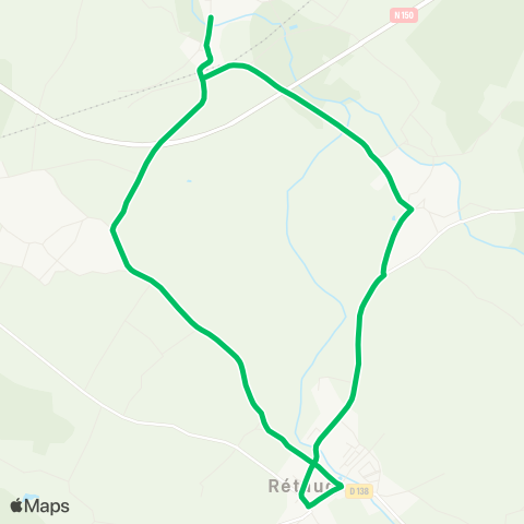 BUSS Varzay >< Rétaud map