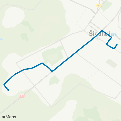 Busturas Gytarių Žiedo St. – "Sodros" St. map