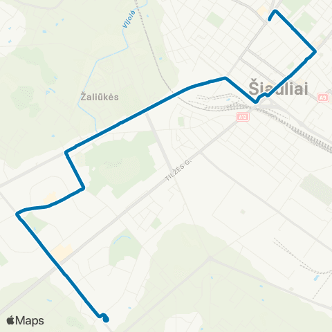 Busturas Prisikėlimo Aikštės St. – Gegužių Žiedo St. map