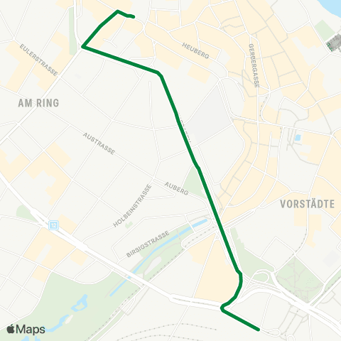 BVB - Basler Verkehrs-Betriebe Basel, Bahnhof SBB - Basel, Universität map