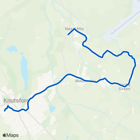 Belle Vue Coaches  map