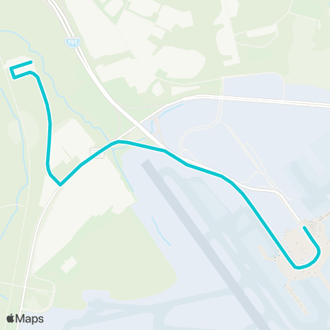 BWI Shuttle Amtrak-MARC Station map