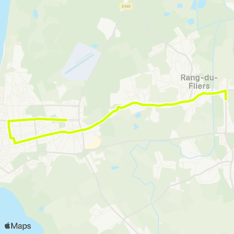 CA2BM NAVETTE GARE RANG DU FLIERS / BERCK map