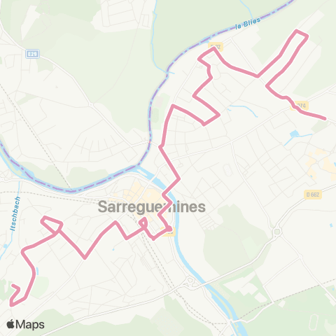 CABUS Beausoleil-la Blies-Palatinat map