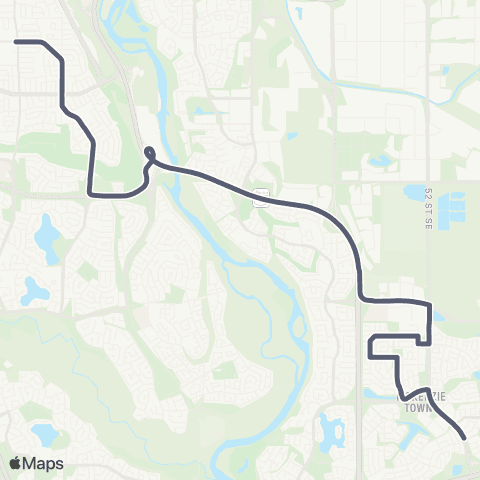 School Bus Express Beaverbrook / Prestwick map