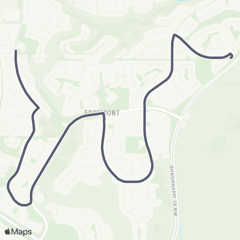 School Bus Express Tom Baines / Edgemont map