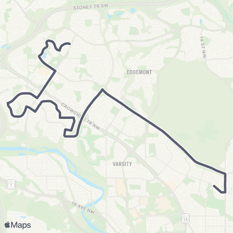School Bus Express St. Francis / Arbour Lk / Scenic Acres / Silver Springs map