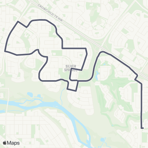 School Bus Express F.E. Osborne / Silver Springs map