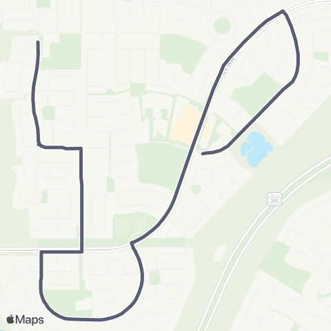 School Bus Express Our Lady of Grace / Evanston map