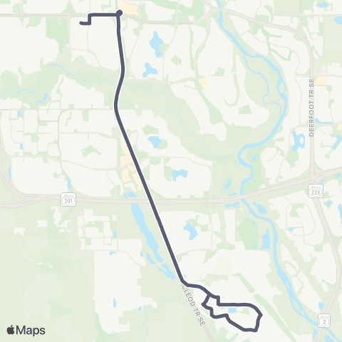 School Bus Express Scarlett / Legacy map