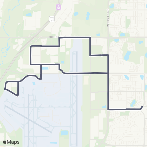 Calgary Transit Freeport map