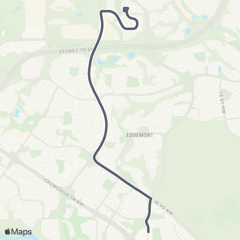 School Bus Express Churchill / Sherwood map