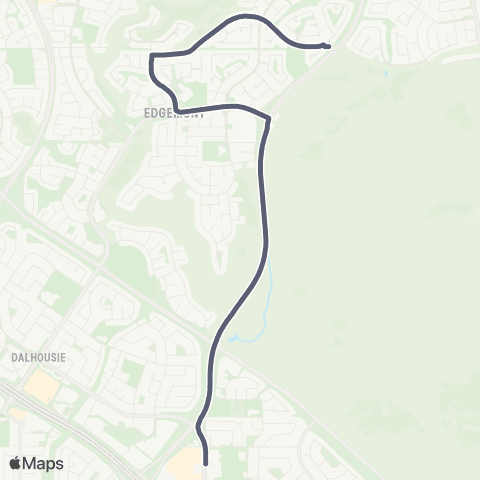 School Bus Express Churchill / Edgebrook Rise map