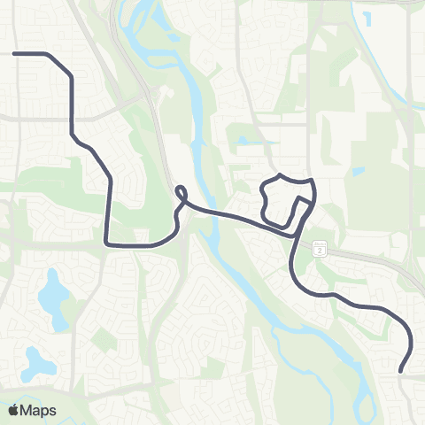 School Bus Express Beaverbrook / Douglasglen map