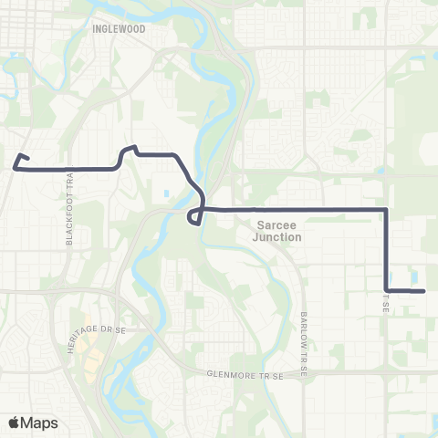 Calgary Transit Starfield Industrial map
