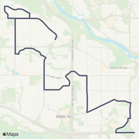 School Bus Express West Springs / Various Schools map