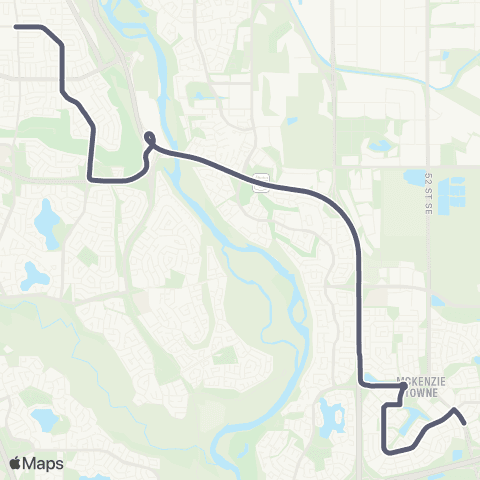 School Bus Express Beaverbrook / Prestwick map