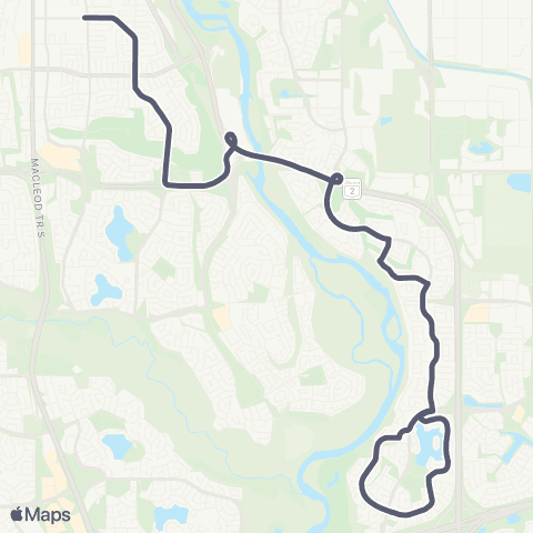 School Bus Express Beaverbrook / McKenzie map