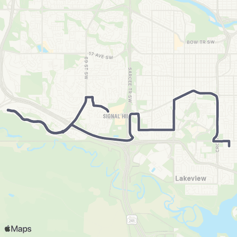 School Bus Express Central Memorial / Glamorgan map