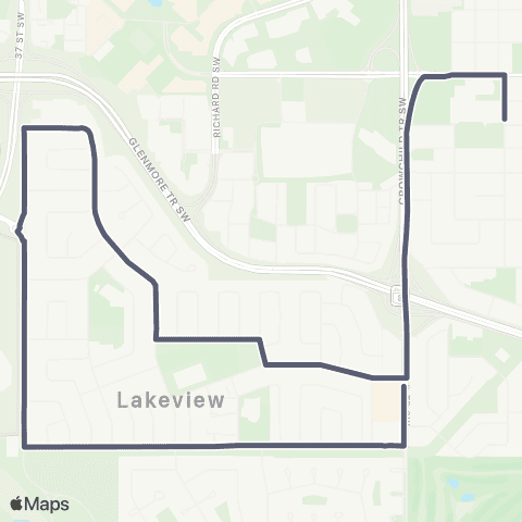 School Bus Express Central Memorial / Lakeview map