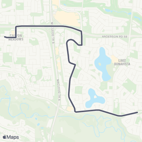 School Bus Express Scarlett / West Bonavista map