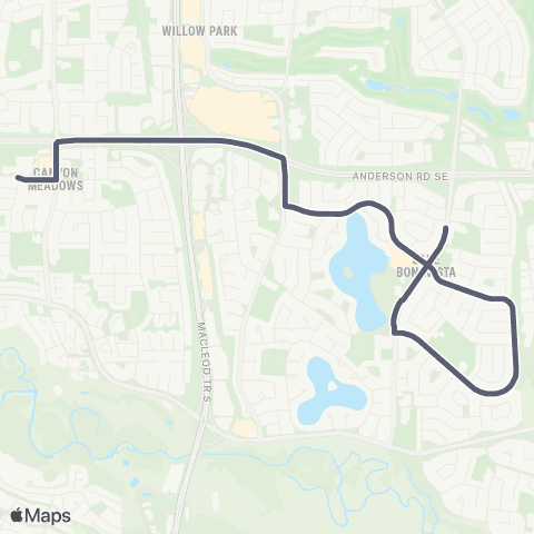 School Bus Express Scarlett / Bonavista map