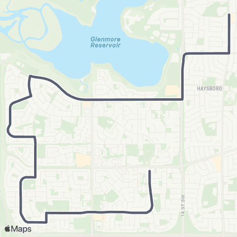 School Bus Express Wise Wood / Palliser / Oakridge map