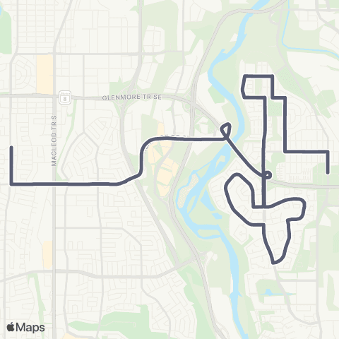 School Bus Express Wisewood / Riverbend map