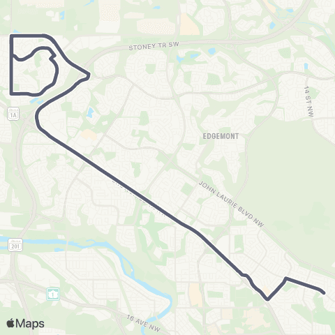 School Bus Express St. Francis / Royal Oak map