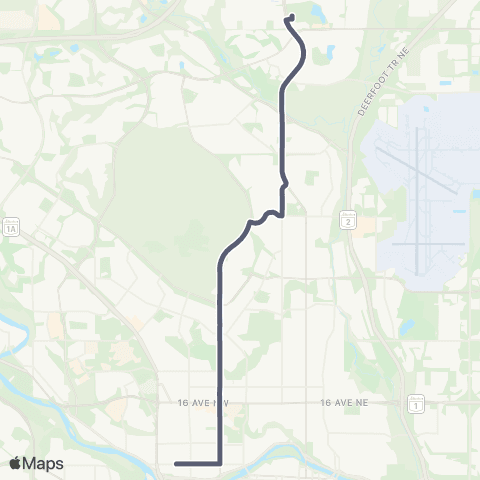 School Bus Express Madeleine D'Houet / North Pointe map