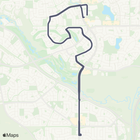 Calgary Transit Panorama / Country Hills map